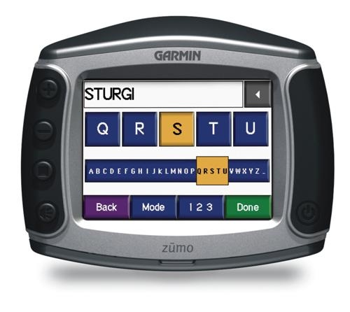 Navigace Garmin Zümo 550