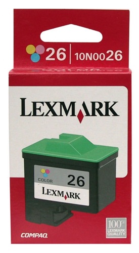 Cartridge Lexmark 10N0026E - barevná velká, pro CJPZ13,Z23e,Z33,Z25,Z35,X75