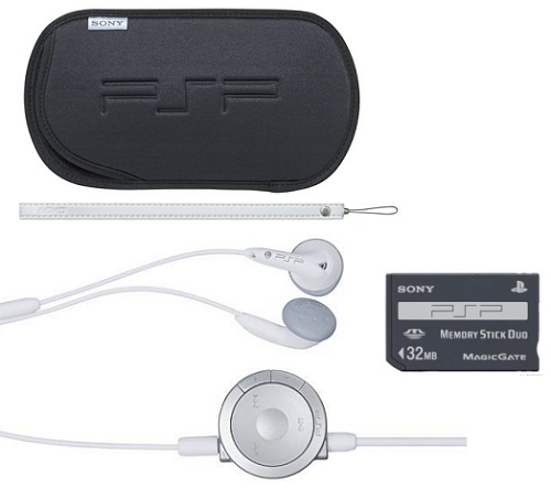 Sada příslušenství Sony Playstation pro PSP, černá (PS719428053)