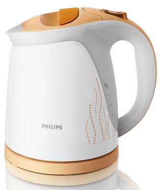 Varná konvice Philips HD 4680/55 bílá s kukuřicově žlutou a oranžovou