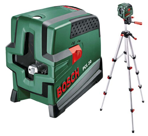 Laser křížový Bosch PCL 20 Set, + stativ