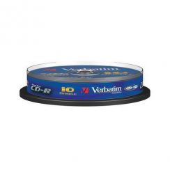 Disk CD-R Verbatim DLP 700MB 52x Crystal 10-cake