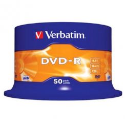 Disk DVD-R Verbatim 4,7GB 16x 50-cake