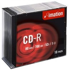 Disk CD-R Imation 700MB 52x, 10x slimbox
