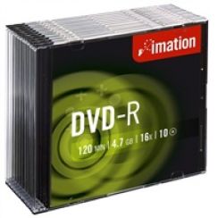Disk DVD-R Imation 16x slimbox