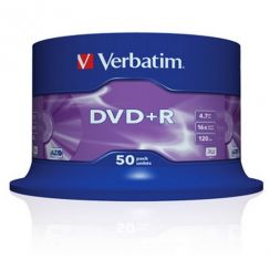 Disk DVD+R Verbatim 4,7GB 16x 50-cake