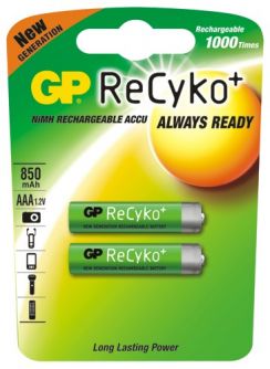 Akumulátor GP R03 ReCyko, 850mAh, B0818