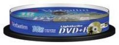 Disk DVD+R Verbatim 4,7GB 16x LightScribe,10-cake
