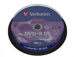 Disk DVD-R Verbatim 8,5GB 8x Double Layer 10-cake