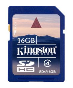 Paměťová karta SD Kingston HC 16GB, Class 4