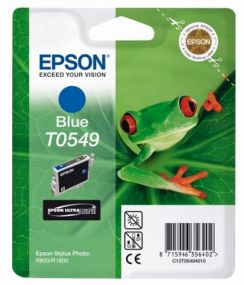 Cartridge EPSON (C13T05494010), Blue, R800/1800