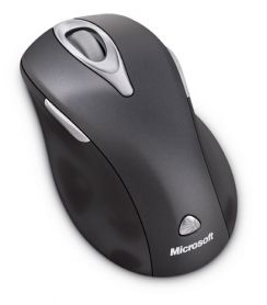 Myš Microsoft Wireless Laser Mouse 5000, USB, metallic black