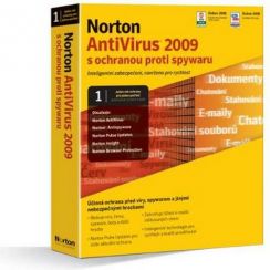 Software Norton Antivirus 2009 CZ - licence na 1 rok - BOX