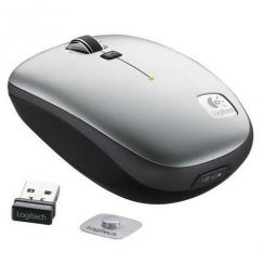 Myš Logitech V550 Nano  Cordless Laser Mouse, šedá