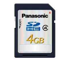 Paměťová karta SD Panasonic RP-SDP04GE1K, 4GB