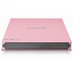 Mechanika DVD-RW SAMSUNG SE-S084C, externí slim, USB 2, růžová