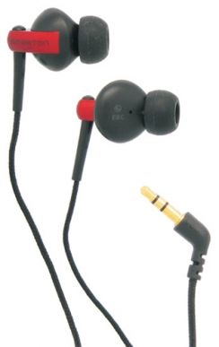 Sluchátka Emgeton E8C, černá/červená
