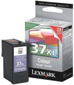 Cartridge Lexmark 018C2180E - barevná, no.37XL, vysokoobjemová