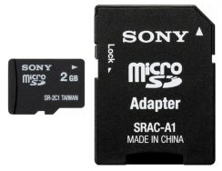 Paměťová karta Micro SD Sony SR2A1, 2GB