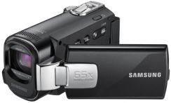 Videokamera Samsung SMX-F44 B, flash, 16GB, černá