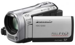 Videokamera Panasonic HDC-SD60EP-S, SD, stříbrná