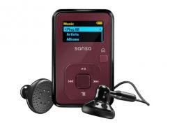 Přehrávač MP3 Sandisk Sansa Clip FM 4GB červený