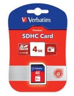 Paměťová karta SD Verbatim 4GB, SDHC (Class 4)