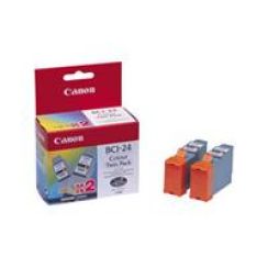 Cartridge Canon INK BCI24C COLOR - Twin pack