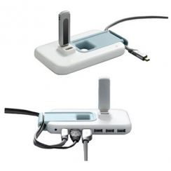 Hub usb Belkin USB 2.0 7-Port Hi-Speed Plus - bílý