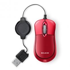 Myš Belkin Optická USB - červená