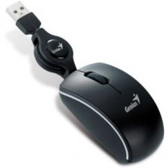 Myš Genius MicroTraveler 330/ drátová/ 1200 dpi/ USB/ černá