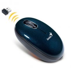 Myš Genius ScrollToo 800/ bezdrátová 2.4GHz/ 1200 dpi/ USB/ modročerná