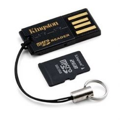 Paměťová karta Micro SD Kingston 2 GB class4 + MicroSD čtečka Gen2