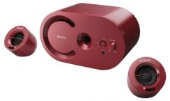 Repro Sony SRS-D25, 2.1, červené