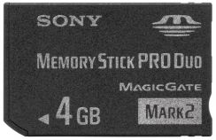 Paměťová karta MS PRO Duo Sony MSMT4GN, 4GB