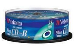 Disk CD-R (25-pack) VERBATIM Spindle/ExtraProtection/DL/40x/90min./800MB