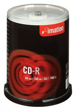 Disk CD-R Imation 700MB/80min, 52x, CakeB, 100 ks