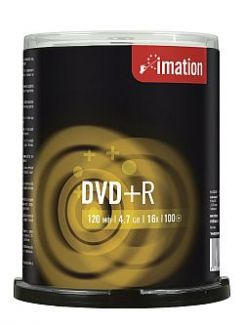 Disk DVD+R Imation 4.7GB 16x, CakeBox, 100-pack