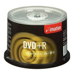 Disk DVD+R Imation 4.7GB 16x, CakeBox, 50-pack