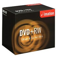 Disk DVD+RW Imation 4.7GB 4x, Normální box, 10 ks