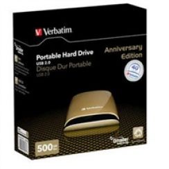 HDD ext. Verbatim 2,5' 500GB USB 2.0 GOLD EDITION