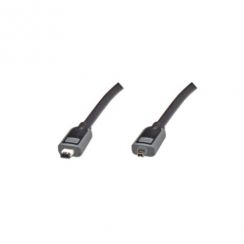 Kabel Digitus FireWire 4pin - 6pin 1,8m, černo/šedý