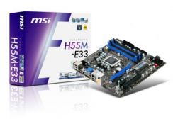 MB MSI H55M-E33 (1156,4DDR3,GbLAN,HDMI,VGA 512,mATX)