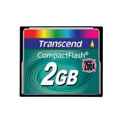 Paměťová karta TRANSCEND 2GB CF Card (266X)  compact flash memory card