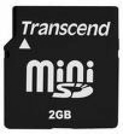 Paměťová karta TRANSCEND 2GB Mini SD memory card