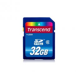 Paměťová karta TRANSCEND 32G SDHC (Class 6) memory card