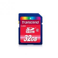 Paměťová karta TRANSCEND 32GB SDHC (Class 2) memory card