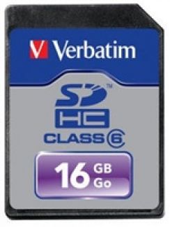 Paměťová karta VERBATIM SecureDigital SDHC Class 6 16GB