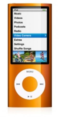 Přehravač MP3 iPod nano 16GB - oranžový