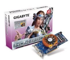 VGA GIGABYTE HD4850 512MB (256) aktiv 2xDVI DDR3